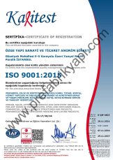Certificat de système de gestion de la qualité